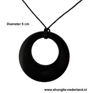 Shungite Hanger Circle in Circle