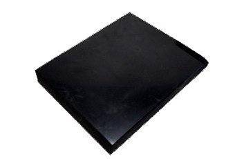 Gepolijste Shungite Tegel, geschikt voor tegelwerk maar ook om etenswaren op te leggen