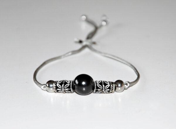 Shungite armbandje met schuifknoop