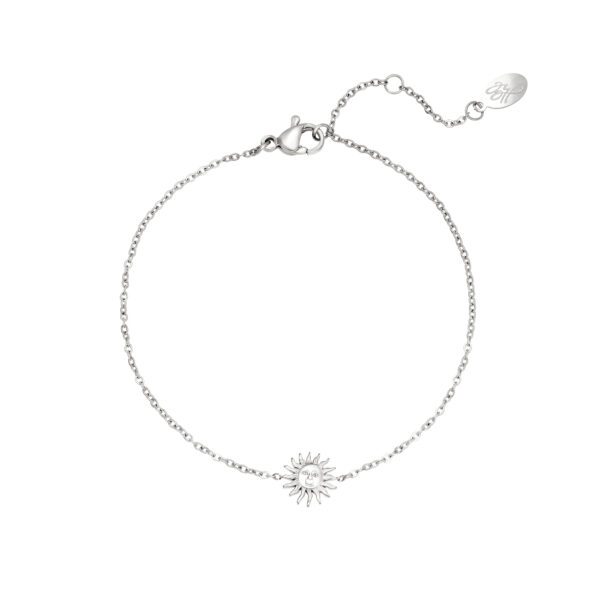 Armbandje "de zon" zilver