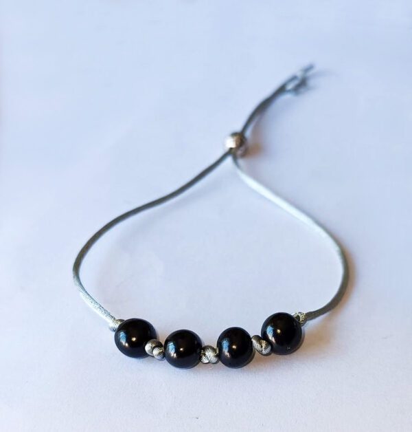 Shungite Armbandje met schuifkraal