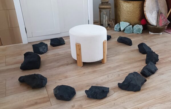 Shungite Healing Cirkel – energetisch veld van Shungiet stenen bij Shungite Nederland