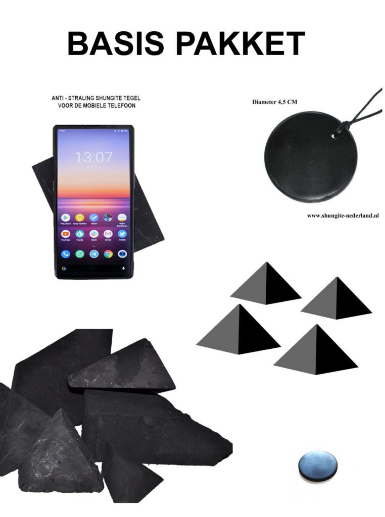 Informatie Shungite 3 Straling vrij maken van je huis