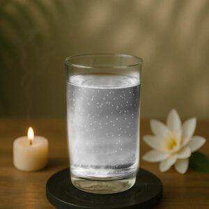 Shungite onderzetter - water energetiseren
