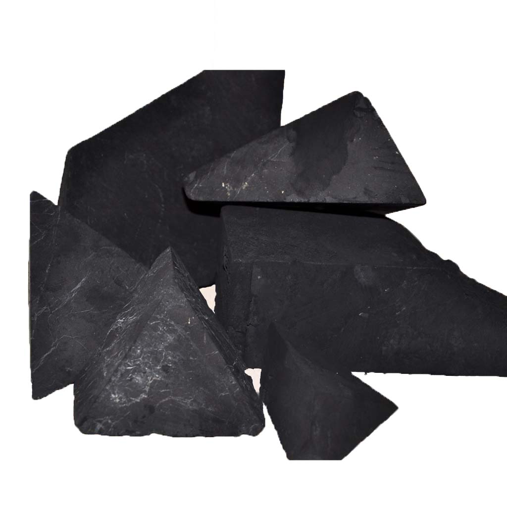 Grote Shungiet Stenen 4 1 kilo ruwe Shungite stenen